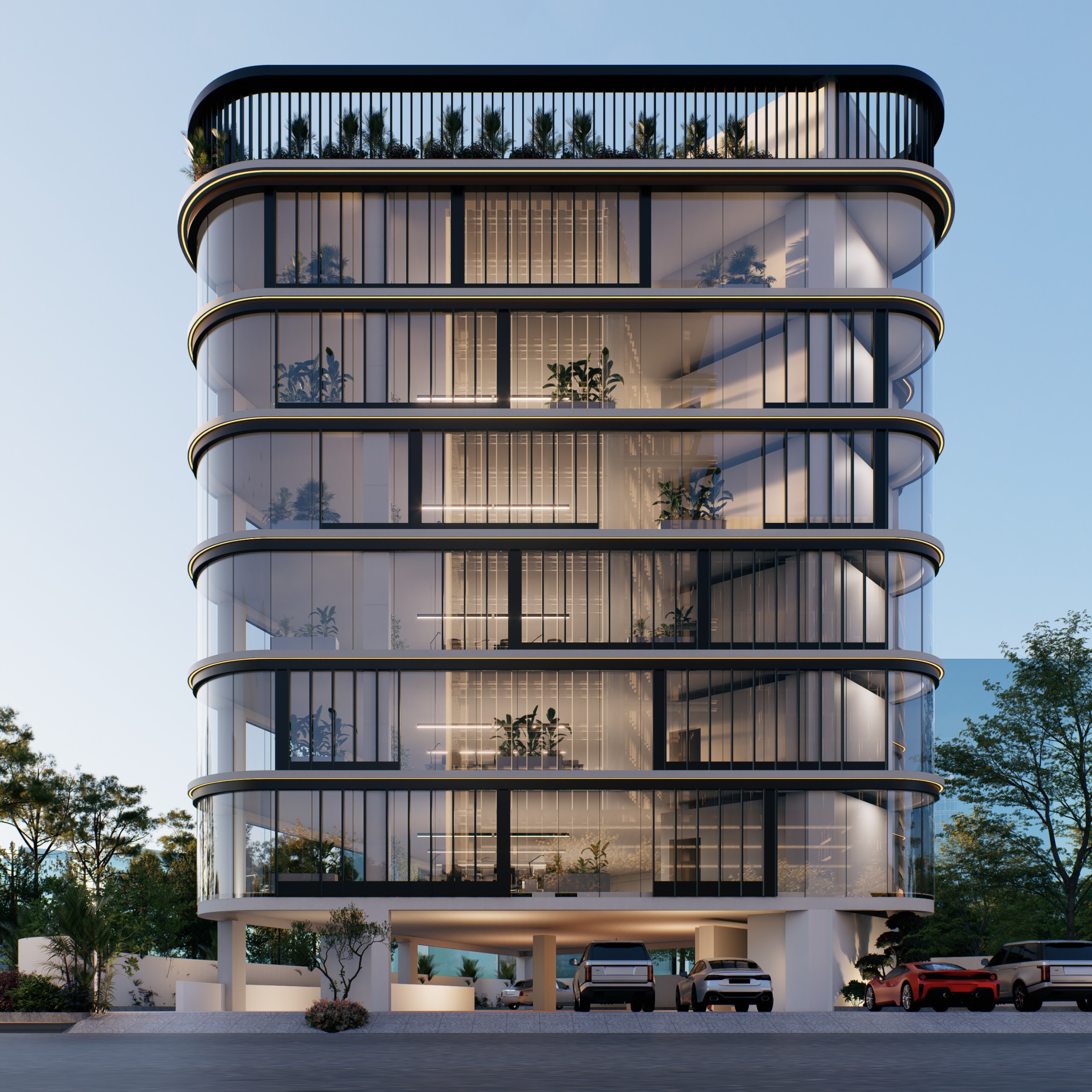 Commercial IT building